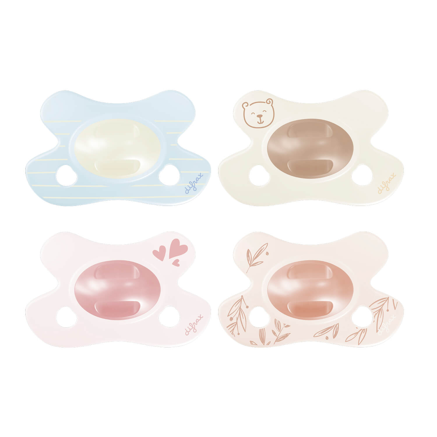 Set van 4 stuks Little Venture natural speen Newborn