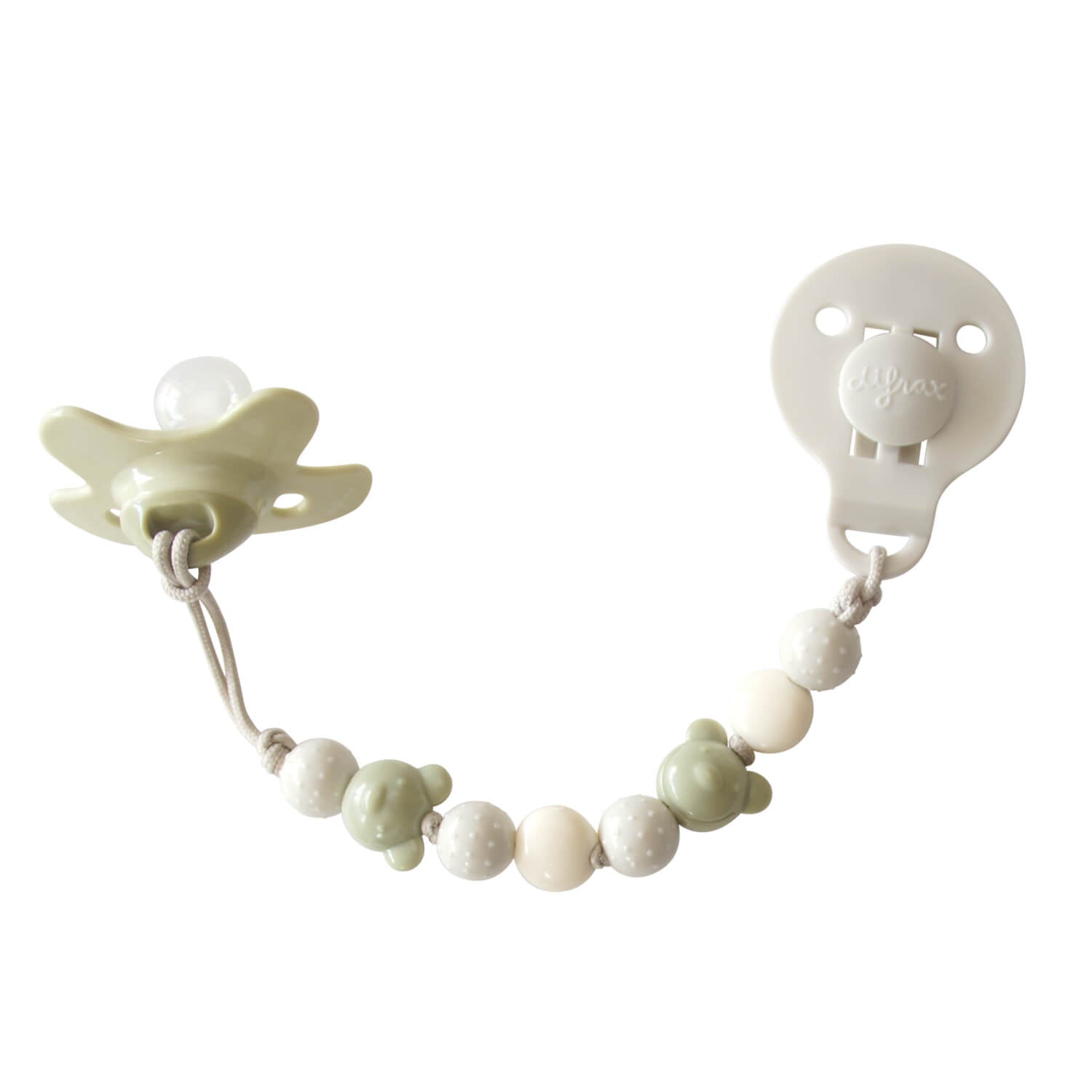 Speenkoord Bears met fopspeen, praktisch accessoire om de speen van je baby schoon en binnen handbereik te houden