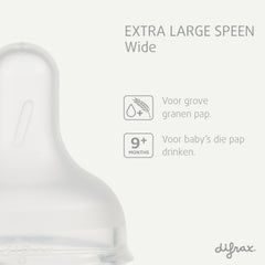 Porridge bottle XL - Wide - 310 ml - White