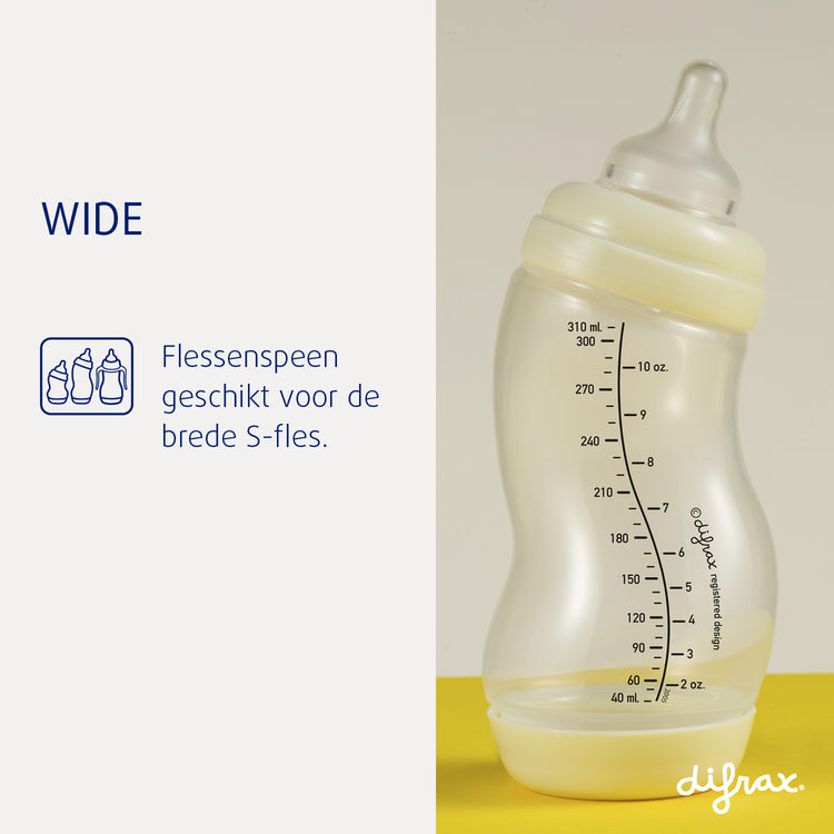 1-2-3 Variflow teat - Nipple - Wide - 2 pack
