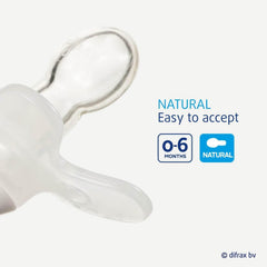 Fopspeen Natural 0-6 Maanden - Glow in the Dark - Difrax