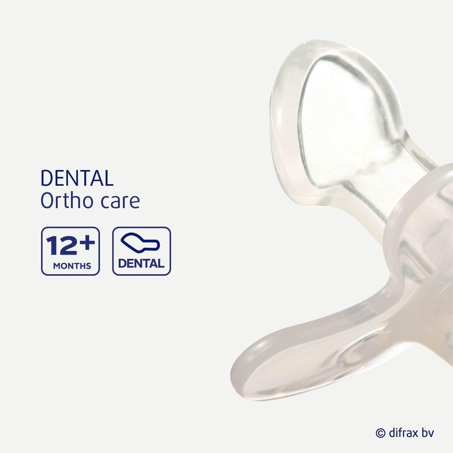 difrax Sucette - Dental - 12+ Mois - Girafe 1 pc(s) - Redcare Pharmacie