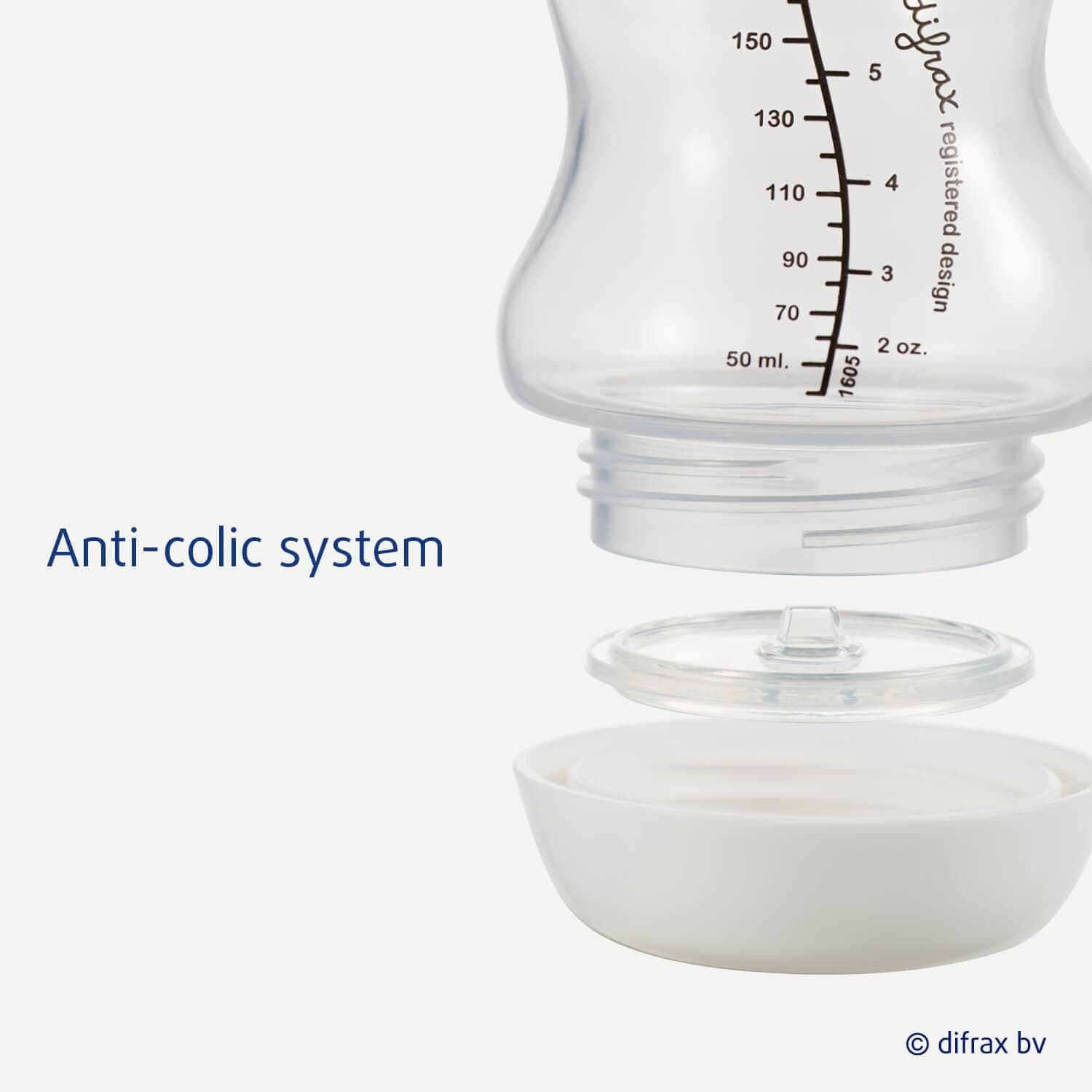 S-bottle - Wide - Anti colic - 200 ml