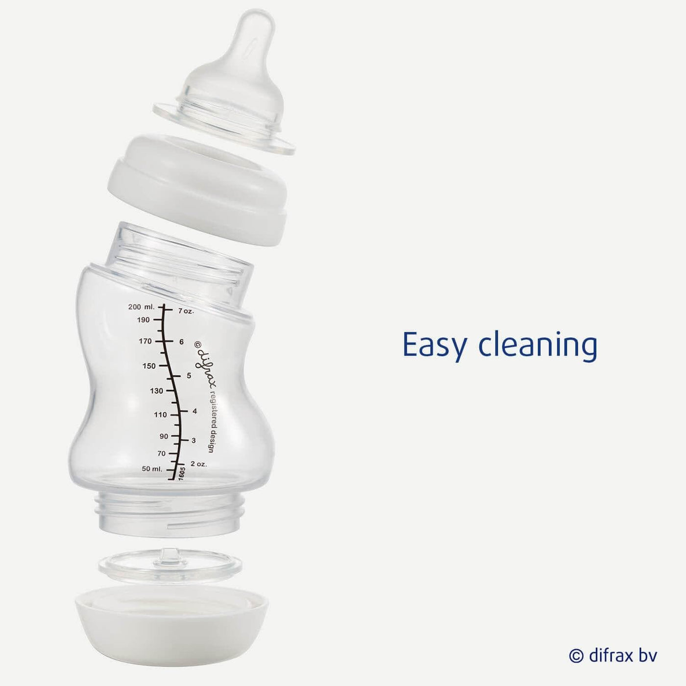 S-babyfles Wide 200 ml - Difrax